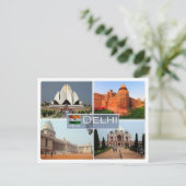 IN Indien - Delhi - Postkarte (Stehend Vorderseite)