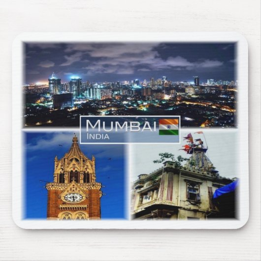 IN Indien - Mumbai Bombay - Mousepad (Vorne)