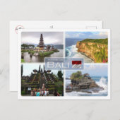 IN Indonesien - Balil - Postkarte (Vorne/Hinten)