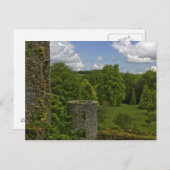 In Irland, auf dem Schloss Blarney, ein Steinturm Postkarte (Vorne/Hinten)