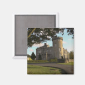 In Irland Eingang zur Burg Dromoland Magnet (Vorderseite/Rückseite)