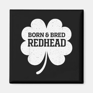 In Irland geborene und aufgewachsene Rothaarige - Magnet