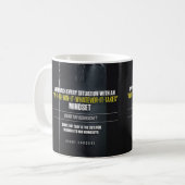 In it to win it Mindset - Workout Motivierend Kaffeetasse (Vorderseite Links)