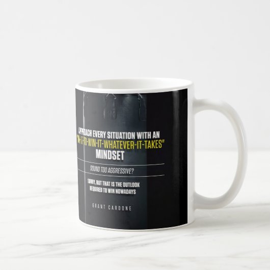In it to win it Mindset - Workout Motivierend Kaffeetasse (Rechts)