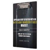 In it to win it Mindset - Workout Motivierend Klemmbrett (Links)