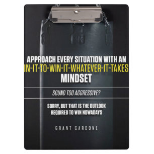 In it to win it Mindset - Workout Motivierend Klemmbrett