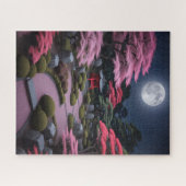 In Japan sind Gärten oft mit verschiedenen Puzzle (Horizontal)