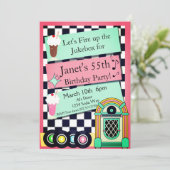 In jedem Alter, 1950er Jahren, Einladung zum Gebur (Stehend Vorderseite)