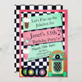 In jedem Alter, 1950er Jahren, Einladung zum Gebur (Vorne/Hinten)