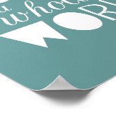 In jedem Buch eine ganze Welt Poster (Ecke)