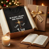 "In jedem Herzen spricht Gott" T-Shirt