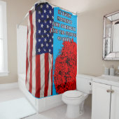 IN JEDEM MOMENT FINDEN STÄRKE! 3D-AUSSICHT DUSCHVORHANG (Beispiel)