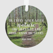 In jedem Weg mit Natur-runder Verzierung Ornament (Rückseite)