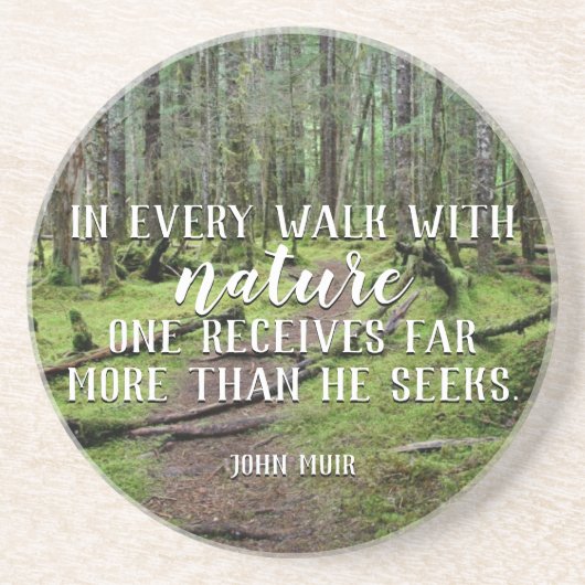 In jedem Weg mit Natur-Sandstein-Untersetzer Getränkeuntersetzer (Vorne)