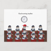 In jeder Klasse gibt es einen Postkarte (Vorderseite)