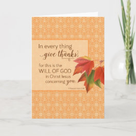 In jeder Sache danke - 1 Thes. 5:18