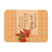 In jeder Sache danke - 1 Thes. 5:18 Magnet (Horizontal)