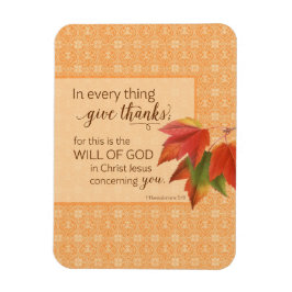 In jeder Sache danke - 1 Thes. 5:18 Magnet