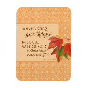 In jeder Sache danke - 1 Thes. 5:18 Magnet