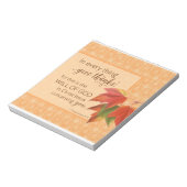 In jeder Sache danke - 1 Thes. 5:18 Notizblock (Rotiert)