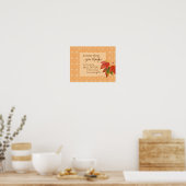 In jeder Sache danke - 1 Thes. 5:18 Poster (Küche)