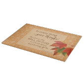 In jeder Sache danke - 1 Thes. 5:18 Schneidebrett (Ecke)