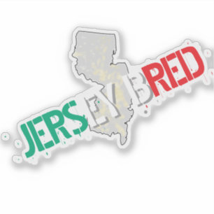 in Jersey gezüchtet (Italiener) Aufkleber