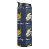 "In Jesus Christus Name wir beten, Amen." Thermosbecher (Nach rechts gedreht)