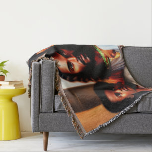 In Jesus Love Arms Art Throw Blanket Decke