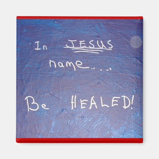 in Jesus name - 1118 Magnet (Vorne)