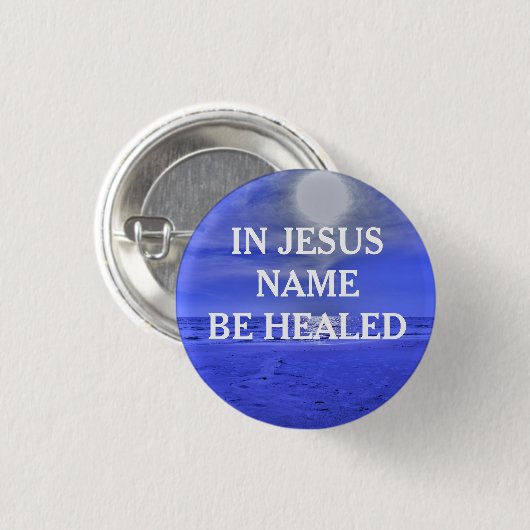 IN JESUS NAME BUTTON (Vorne & Hinten)