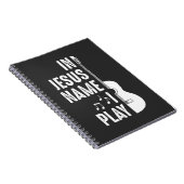 In Jesus Name Christlich Gitarrist Gitarrist Gitar Notizblock (Rechte Seite)