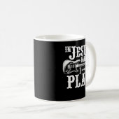 In Jesus Name spiele ich Gitarre Christlich Gitarr Kaffeetasse (VorderseiteRechts)