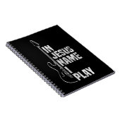 In Jesus Name spiele ich Gitarre Christlich Guitar Notizblock (Rechte Seite)