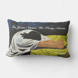 In Jesus Name wir beten, Amen Pillow Lendenkissen