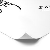 'In Joy' Canvas Print Poster (Ecke)