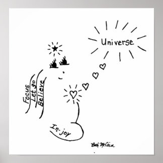 'In Joy' Canvas Print Poster