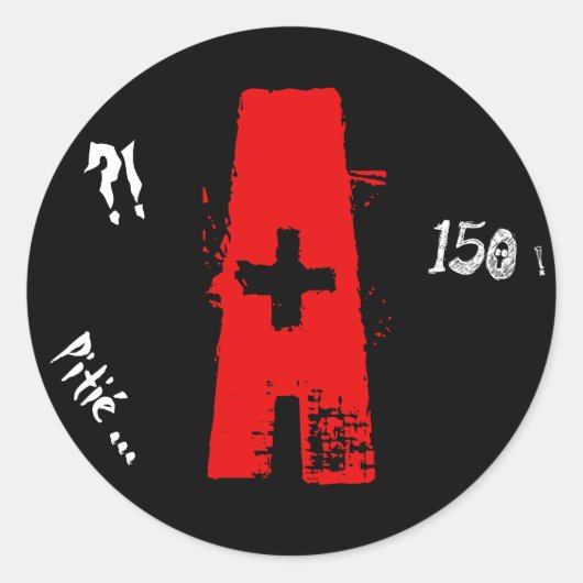 In jüngster Zeit Runder Aufkleber (Vorderseite)