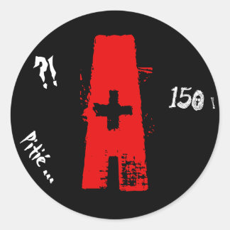 In jüngster Zeit Runder Aufkleber