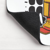 In Kaffee vertrauen wir Mousepad (Ecke)