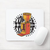 In Kaffee vertrauen wir Mousepad (Mit Mouse)