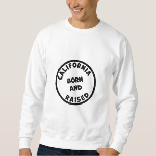 In Kalifornien geboren und aufgewachsen Illustrati Sweatshirt
