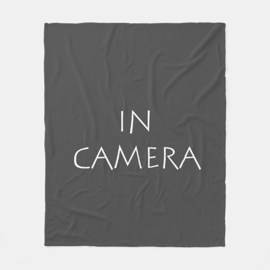 in Kamera Fleecedecke (Vorderseite)