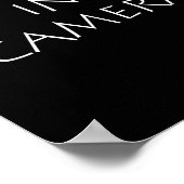 in Kamera Poster (Ecke)