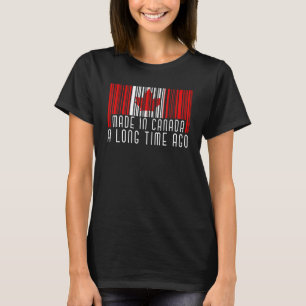 In Kanada hergestellt vor langer Zeit kanadischer T-Shirt