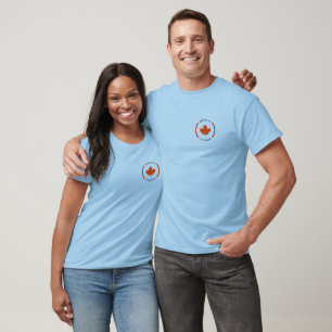 In Kanada Hergestelltes Minimalistisches Ahornblat T-Shirt