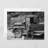 In Kapseln benötigtes Bargeld: 1938 Postkarte (Vorne/Hinten)