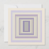 In khalkgrauem Lavendelgeometrie verpackt Karte (Vorderseite)