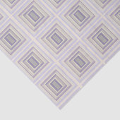 In khalkgrauem Lavendelgeometrie verpackt Seidenpapier (Ausschnitt)