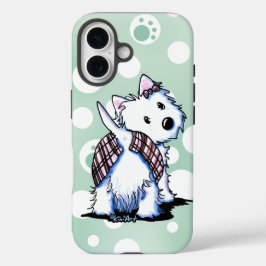 In Kilt Westie Gehäuse gekleidet iPhone 16 Hülle